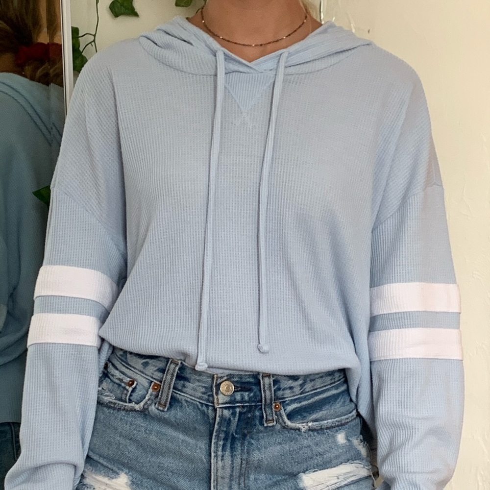 Blue hollister hoodie